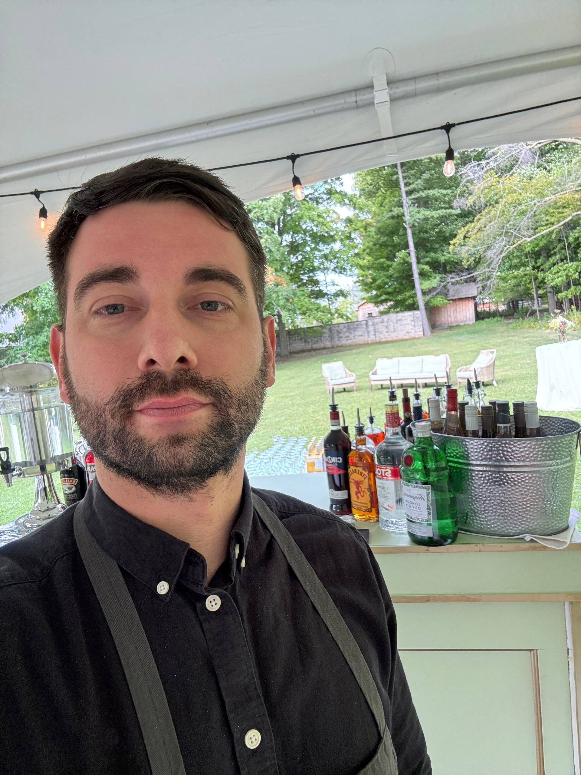 Wedding cocktail bar